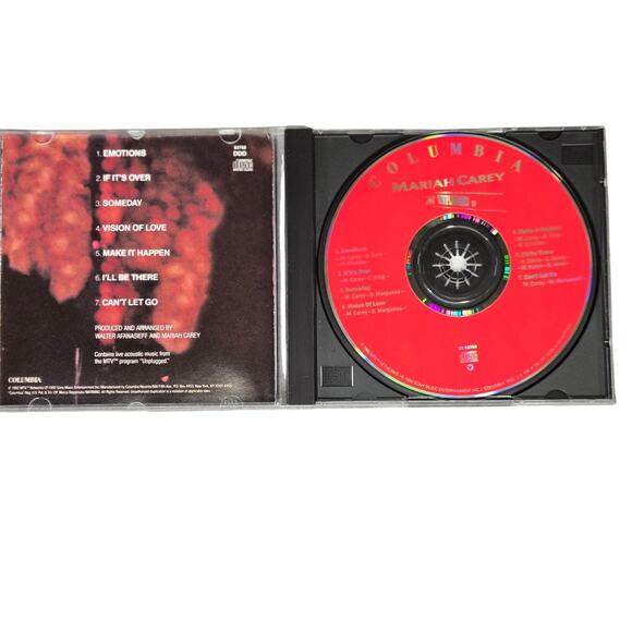 Mariah Carey MTV Unplugged EP CD 1992 Columbia  CK 52758 - Picture 3 of 3